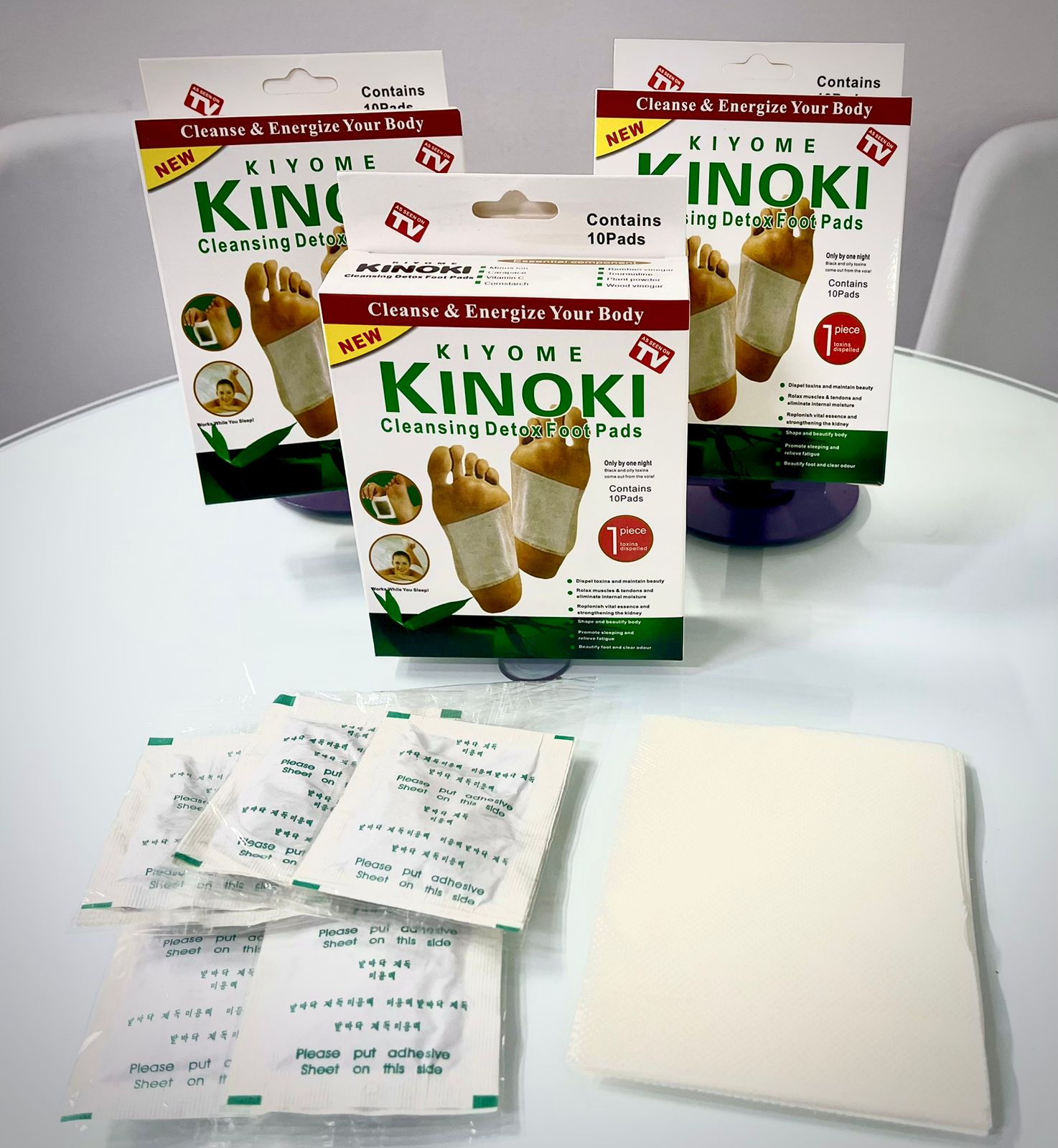 KINOKI 10 PARCHES DETOX PARA PIES
